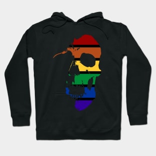 Dark Rainbow Skull Hoodie